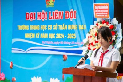 ĐẠI HỘI LIÊN ĐỘI TRƯỜNG THCS TRẦN HƯNG ĐẠO, NHIỆM KỲ NĂM HỌC 2024-2025