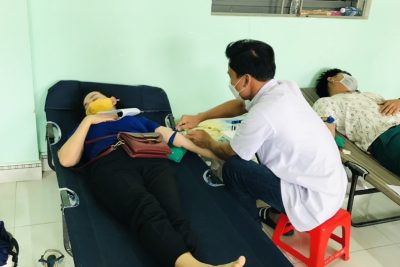 Công đoàn tham gia hiến máu nhân đạo đợt 1 năm 2022